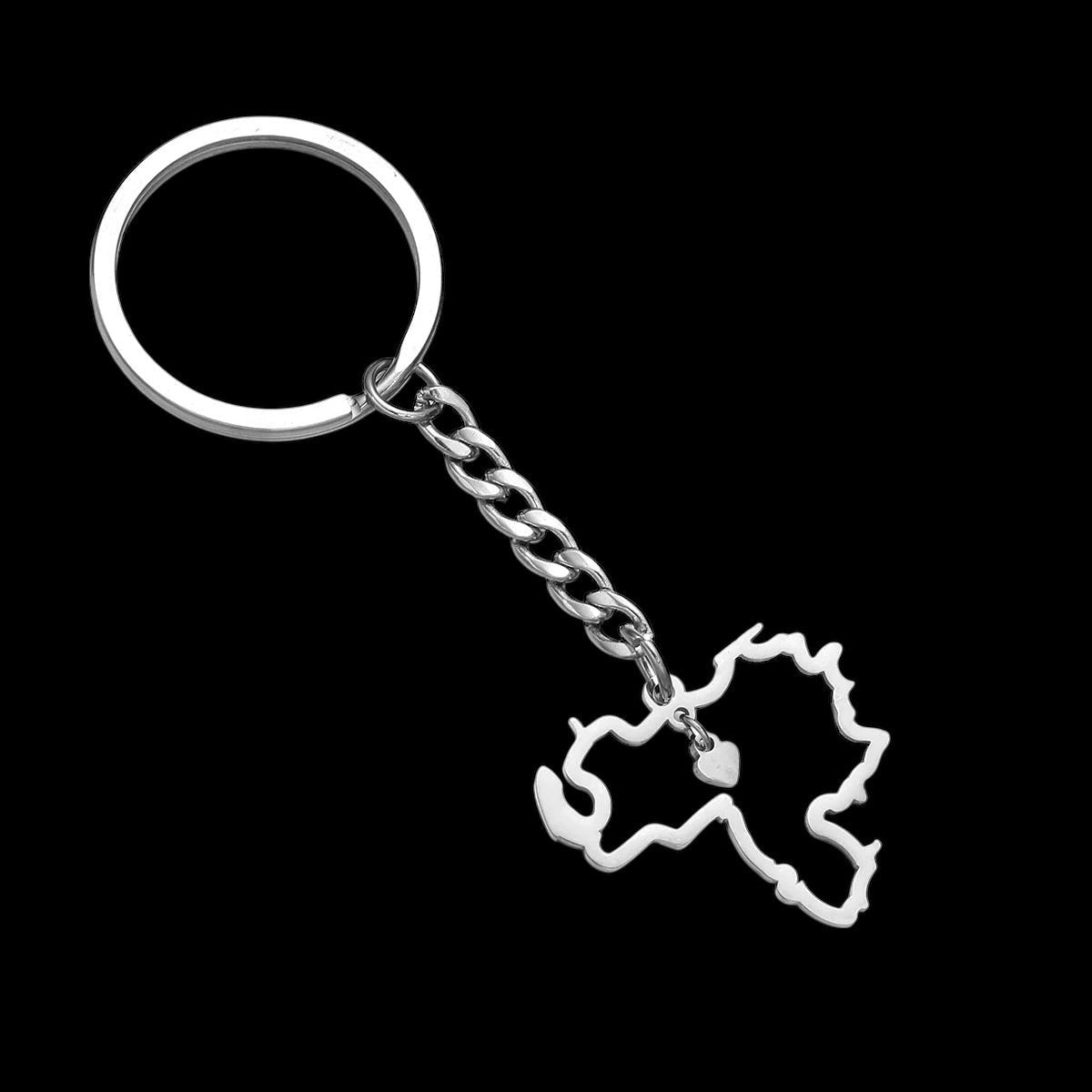 EDELSTAHL "VENEZUELA V3" SCHLÜSSELANHÄNGER - ICERAIN JEWELRY