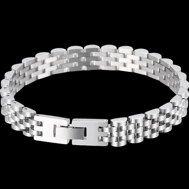 EDELSTAHL 10MM "JUBILEE" ARMBAND - ICERAIN JEWELRY