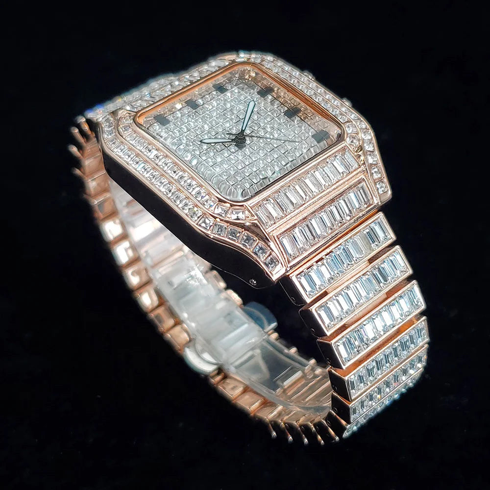 ICED OUT "SHACH" UHR