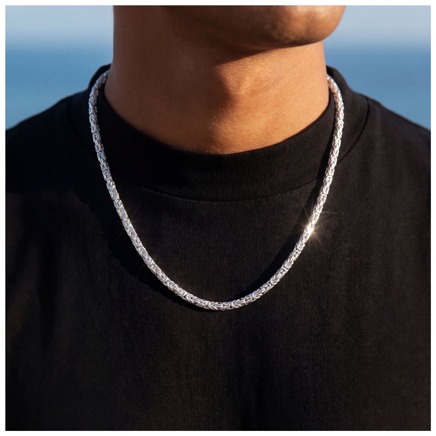 925S SILVER 2,5MM "KING" KÖNIGSKETTE - ICERAIN JEWELRY