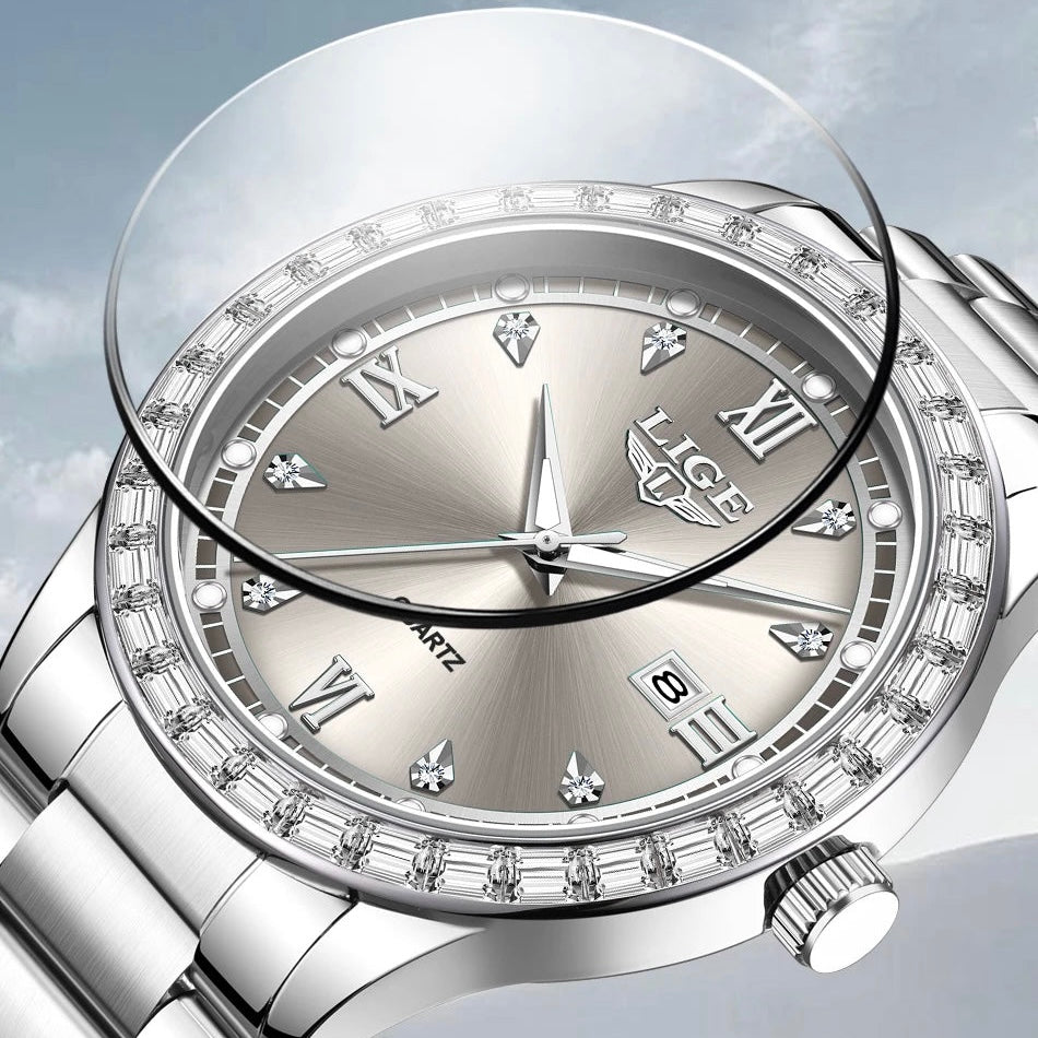 EDELSTAHL "ROYALITY" UHR - ICERAIN JEWELRY
