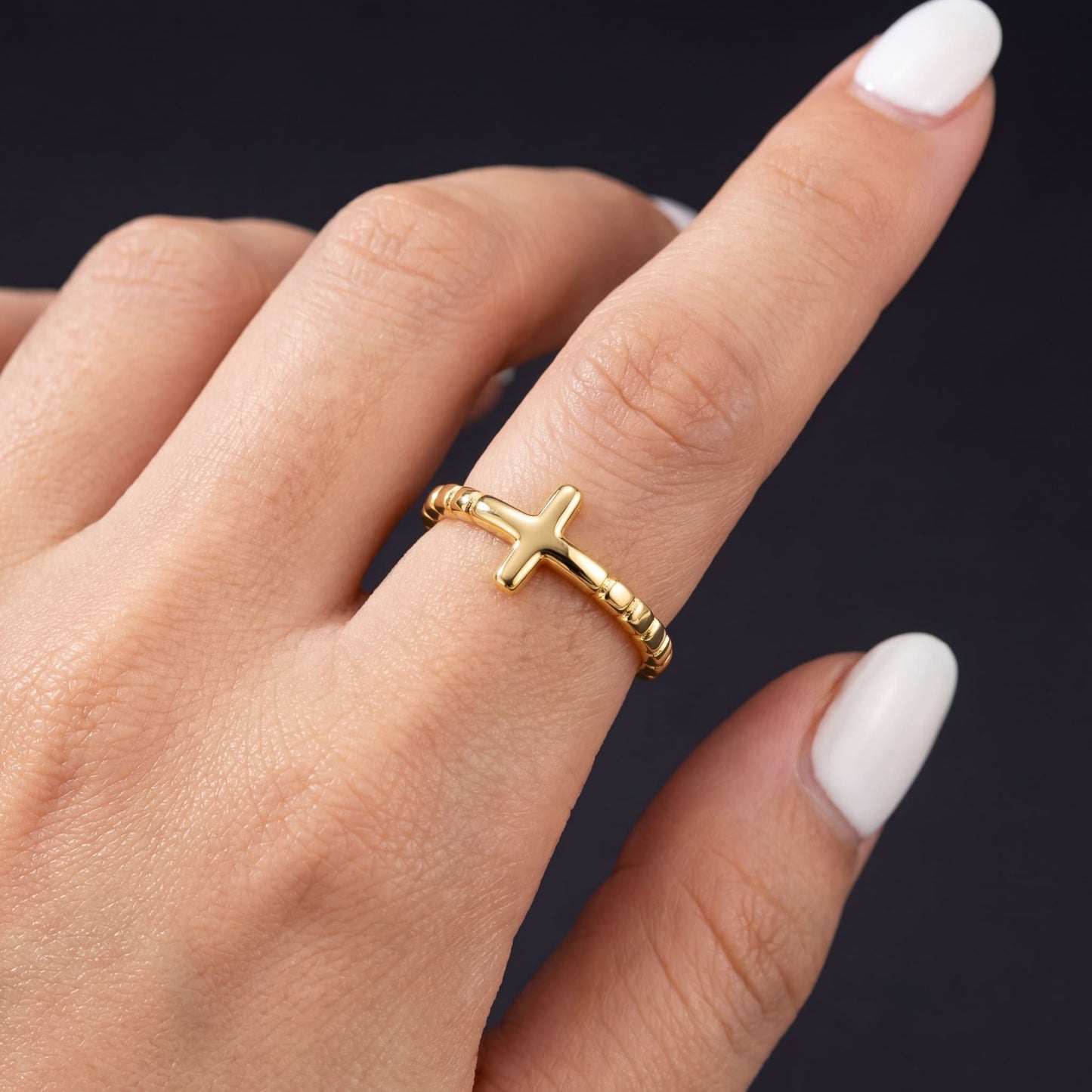 925S SILVER "CROSS V2" OHRRINGE - ICERAIN JEWELRY