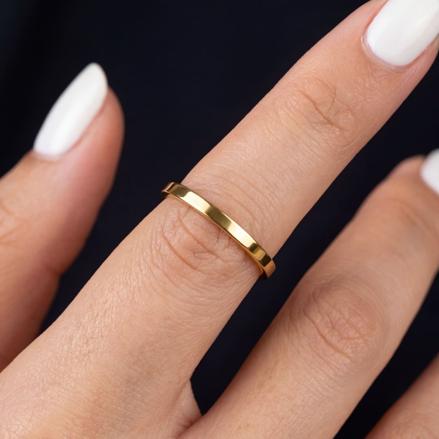 PERSONALISIERTER EDELSTAHL "VALENTINE" RING - ICERAIN JEWELRY