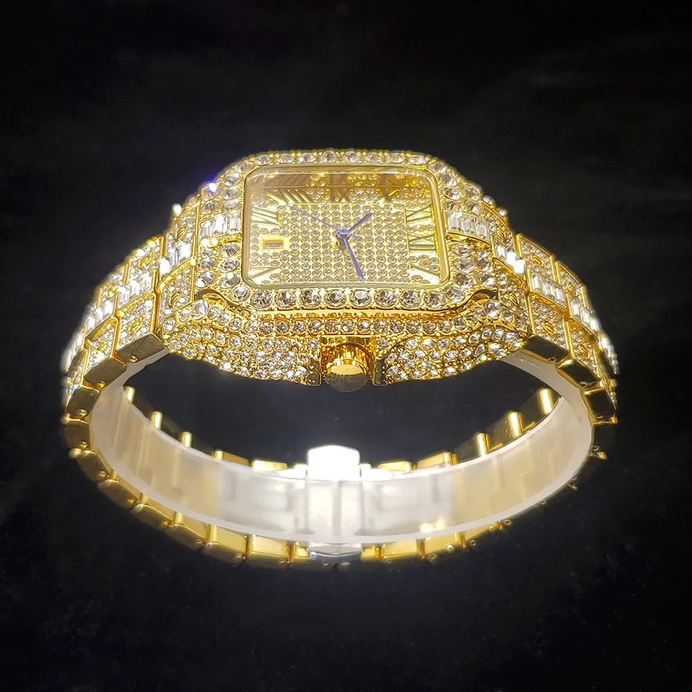 ICED OUT "PIAZZA V5" UHR - ICERAIN JEWELRY