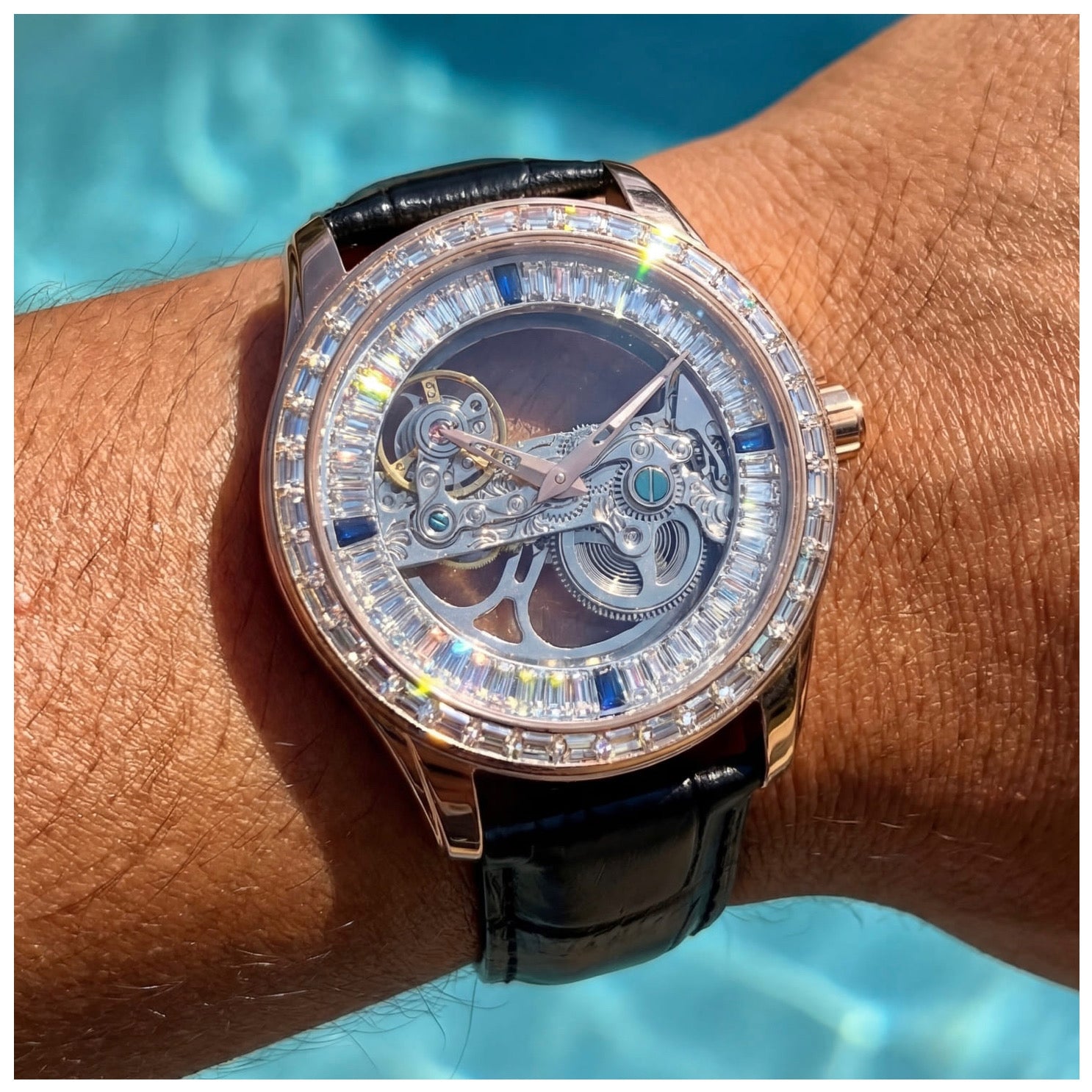 ICED OUT AUTOMATIK "MONTRANACO V2" UHR - ICERAIN JEWELRY