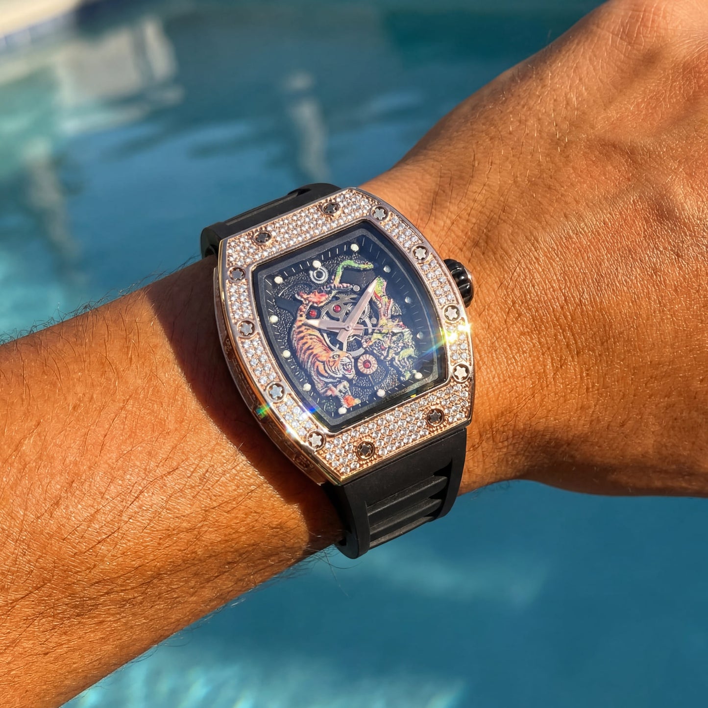 ICED OUT "GALVADOR" UHR - ICERAIN JEWELRY