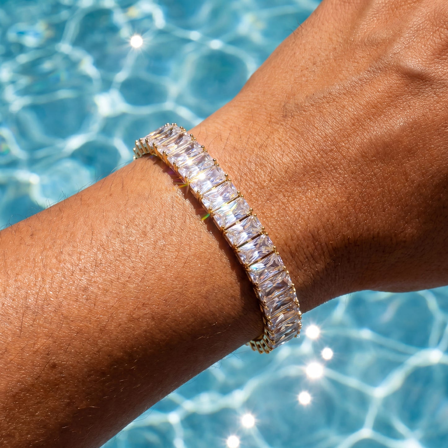ICED OUT 10MM "SHINO" ARMBAND - ICERAIN JEWELRY