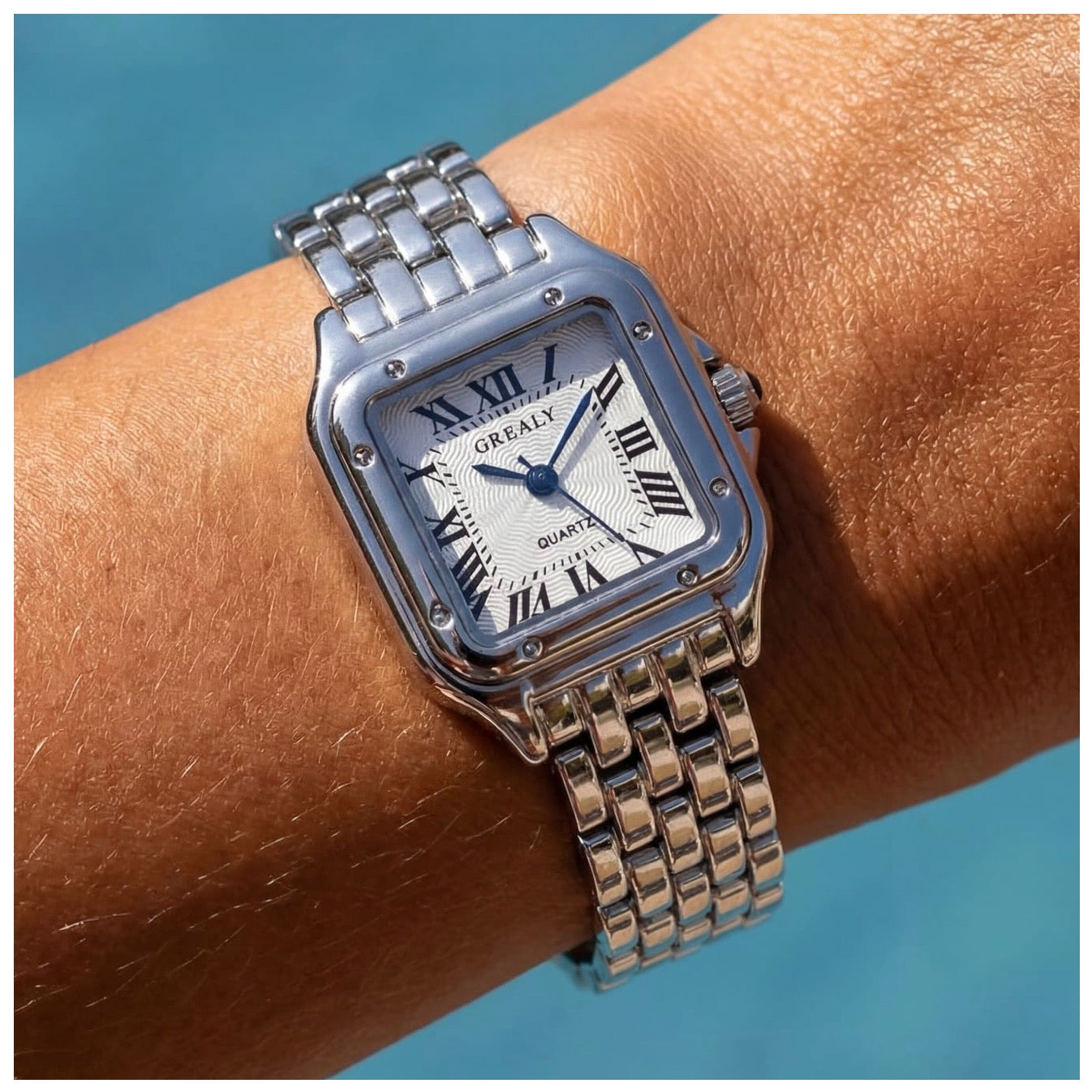 EDELSTAHL "LADILO" UHR - ICERAIN JEWELRY