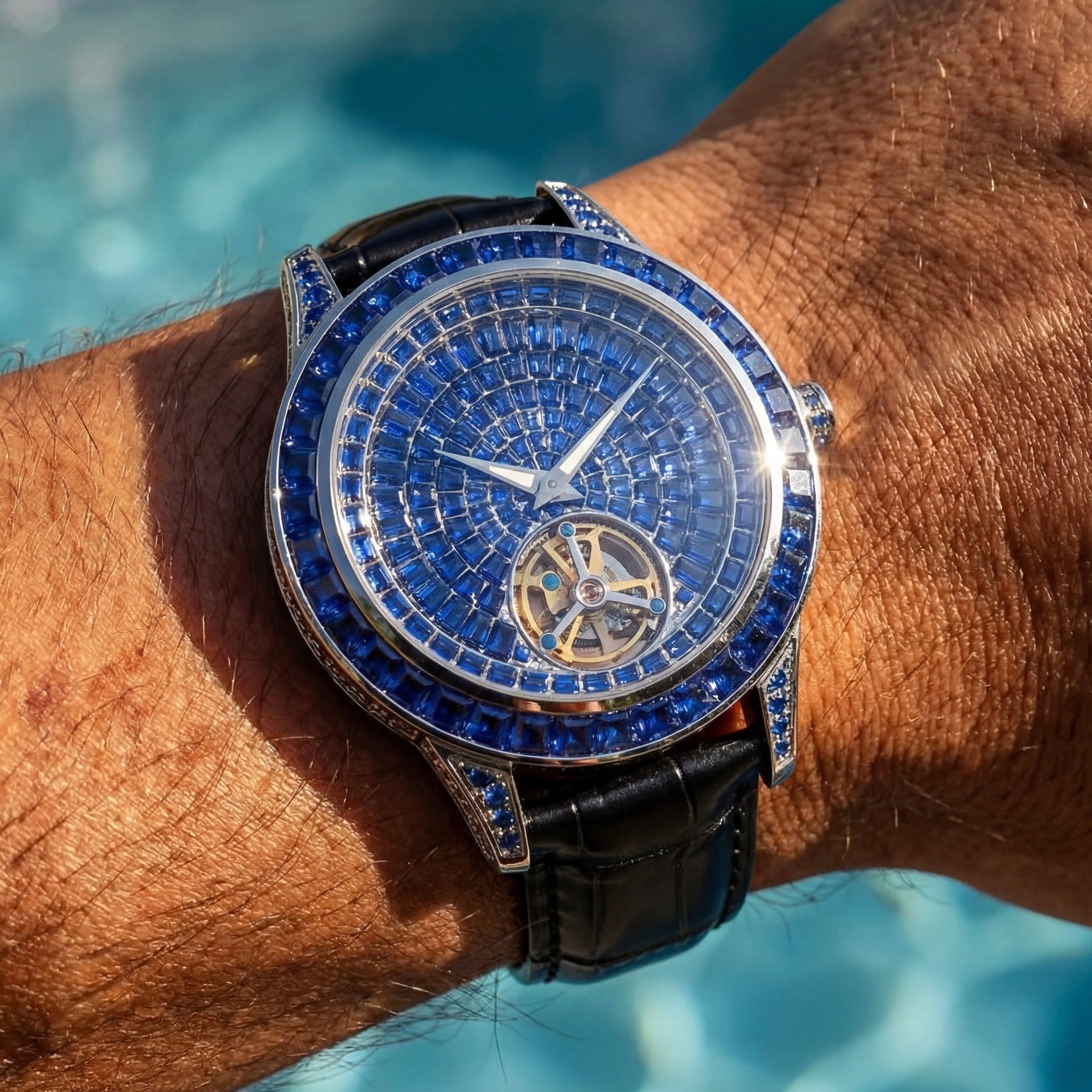 ICED OUT AUTOMATIK "FACE" UHR - ICERAIN JEWELRY