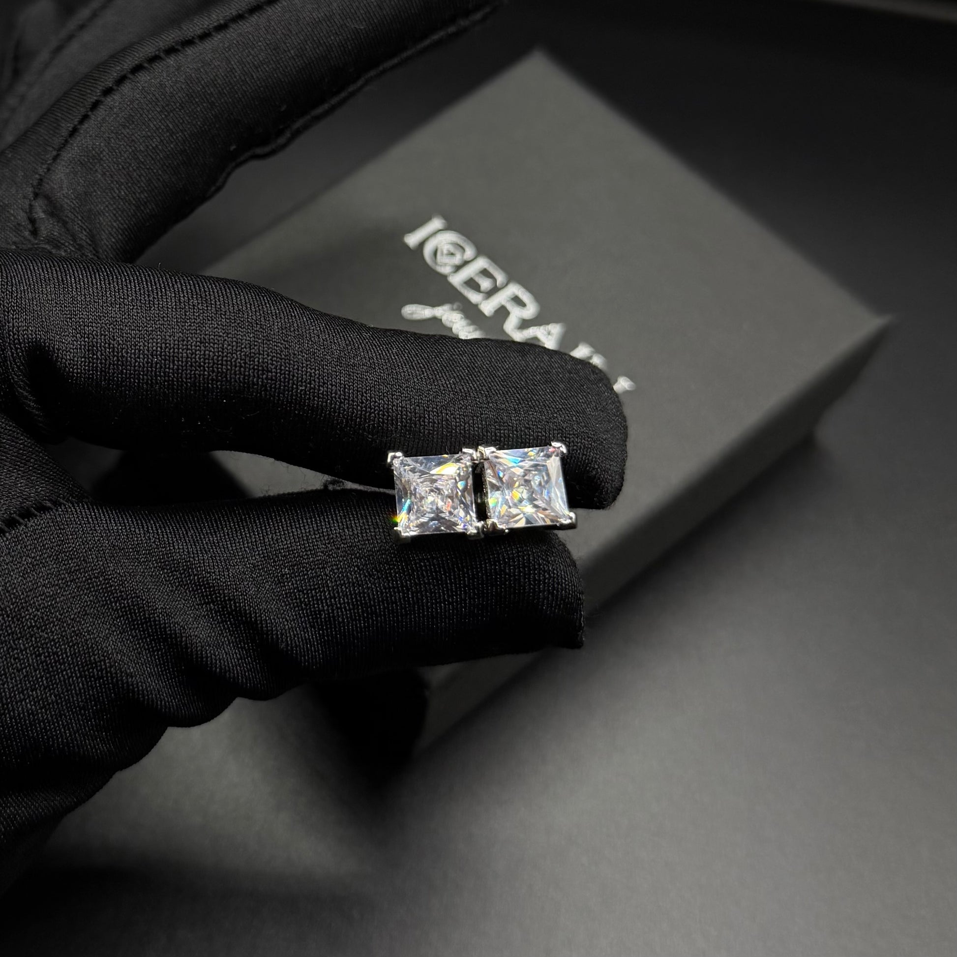 ICED OUT "SILVERSTAR V2" OHRRINGE - ICERAIN JEWELRY