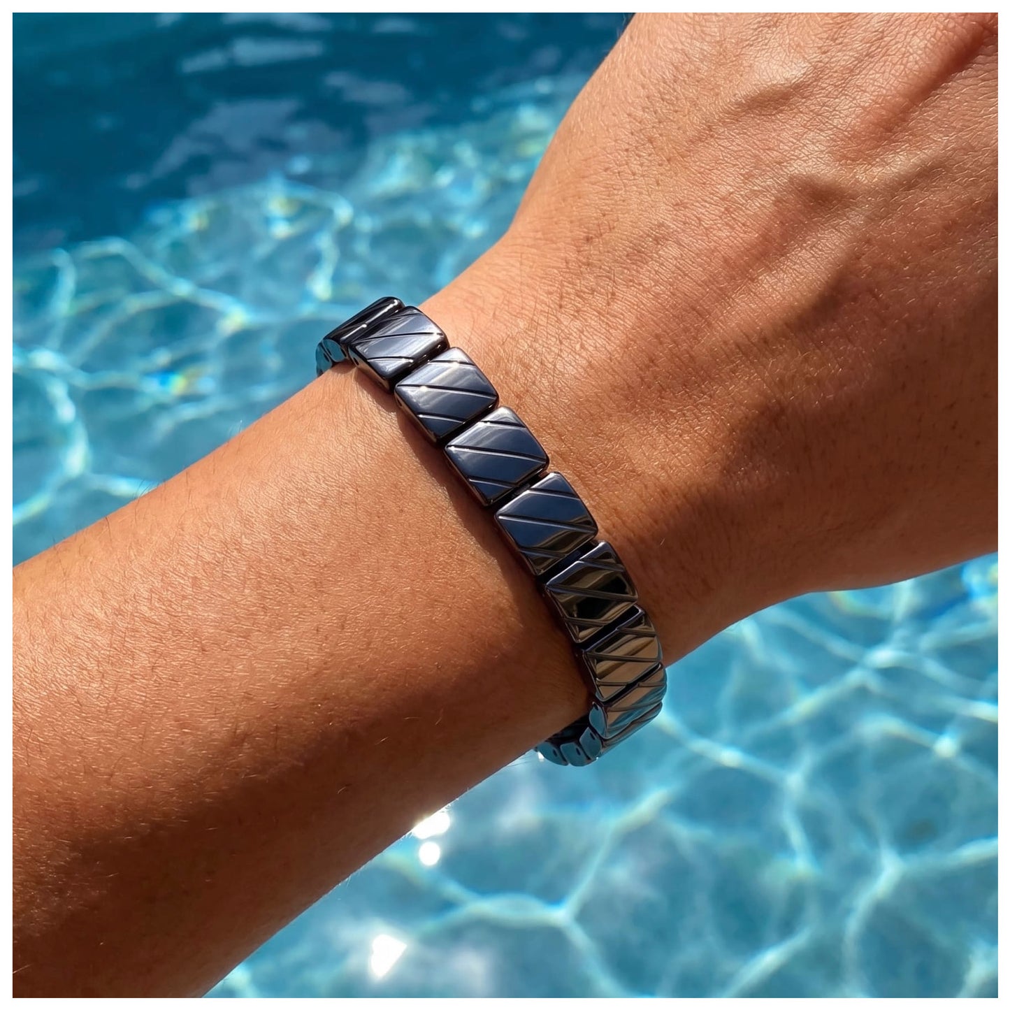 EDELSTAHL "CEREMIC" ARMBAND - ICERAIN JEWELRY