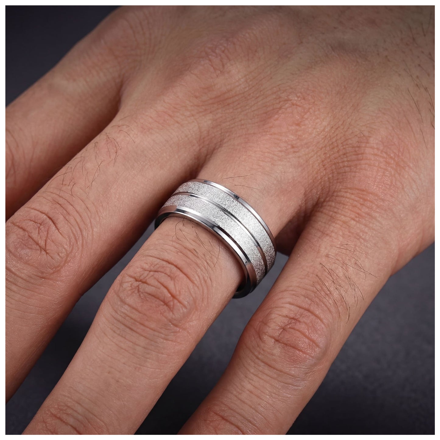 EDELSTAHL "CASALA" RING - ICERAIN JEWELRY