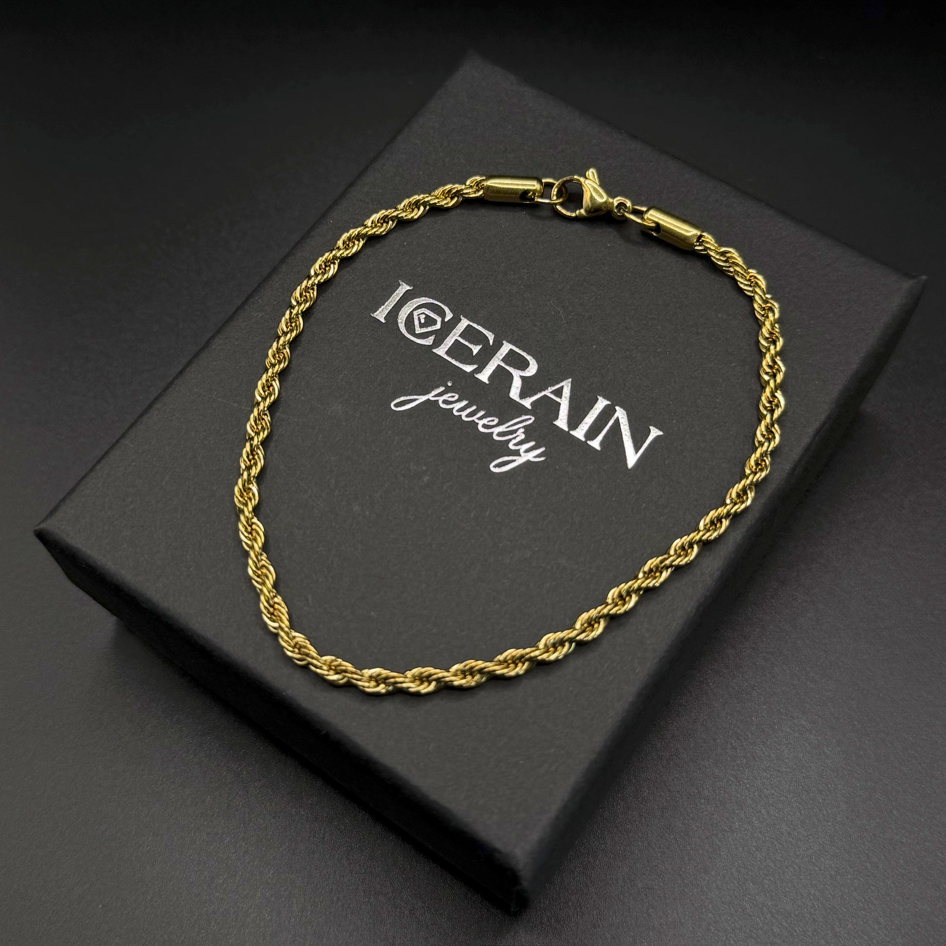 EDELSTAHL "GOLD ROPE" ARMBAND - ICERAIN JEWELRY