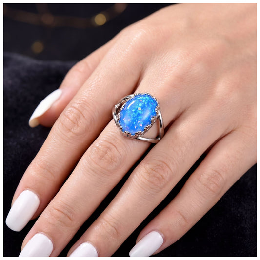 ICED OUT "OPAL" RING - ICERAIN JEWELRY