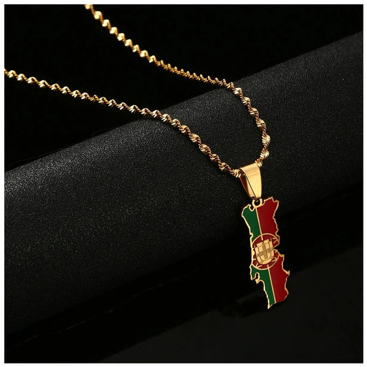 EDELSTAHL "PORTUGAL" LÄNDERKETTE - ICERAIN JEWELRY