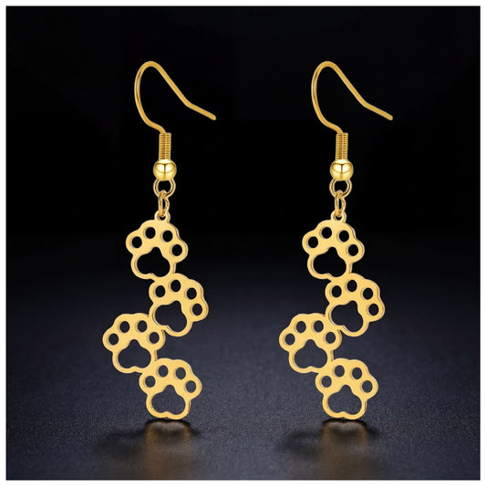 EDELSTAHL "GOLD DOG V2" OHRRINGE - ICERAIN JEWELRY