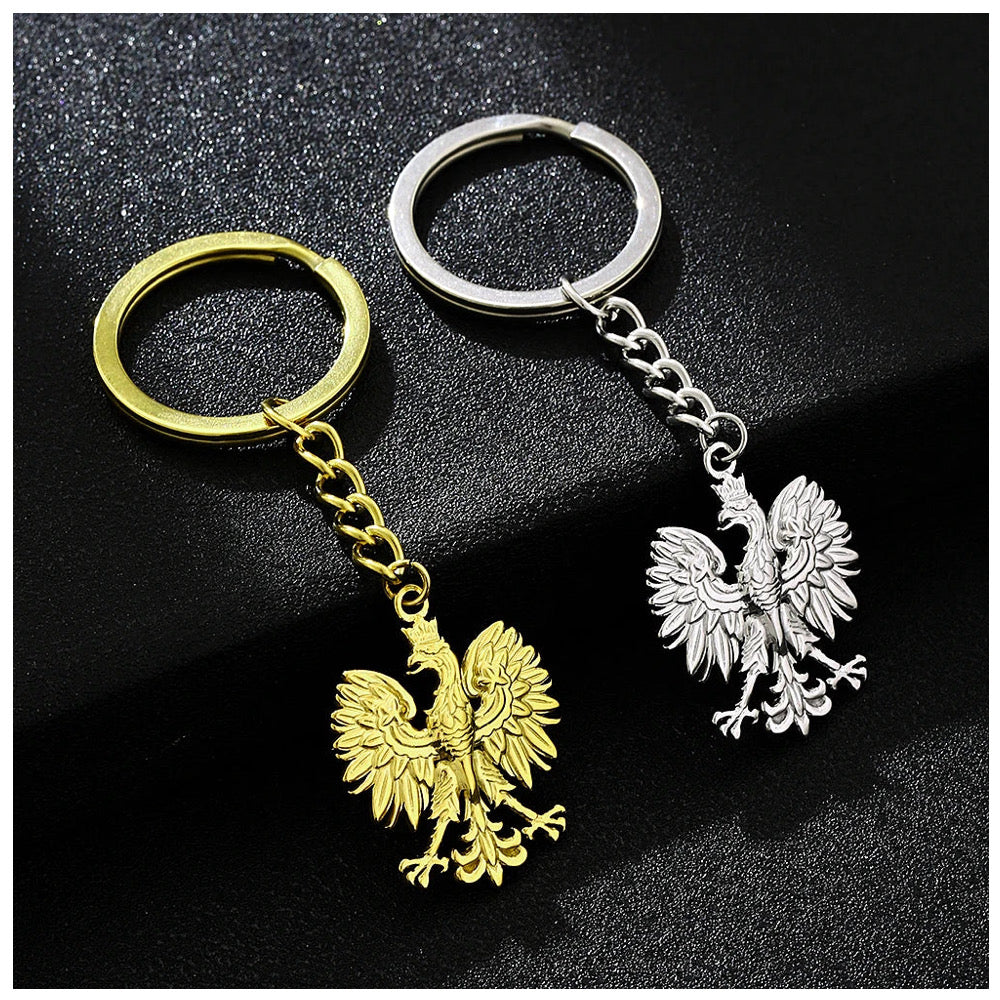 EDELSTAHL "POLAND V3" SCHLÜSSELANHÄNGER - ICERAIN JEWELRY