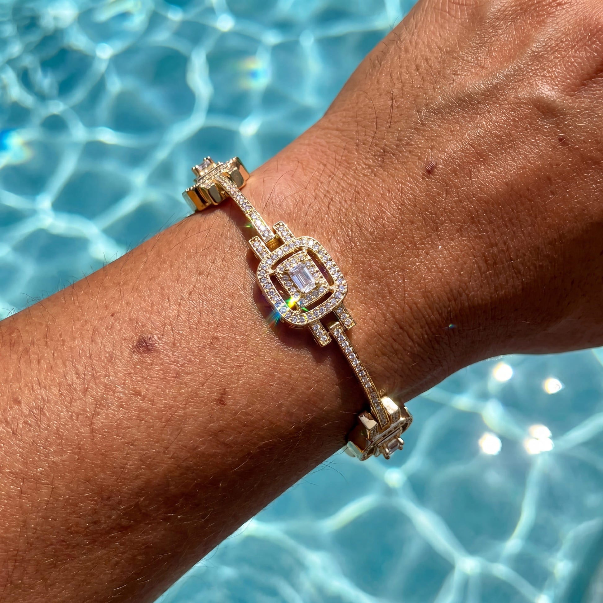 ICED OUT "MICROSI" ARMBAND - ICERAIN JEWELRY