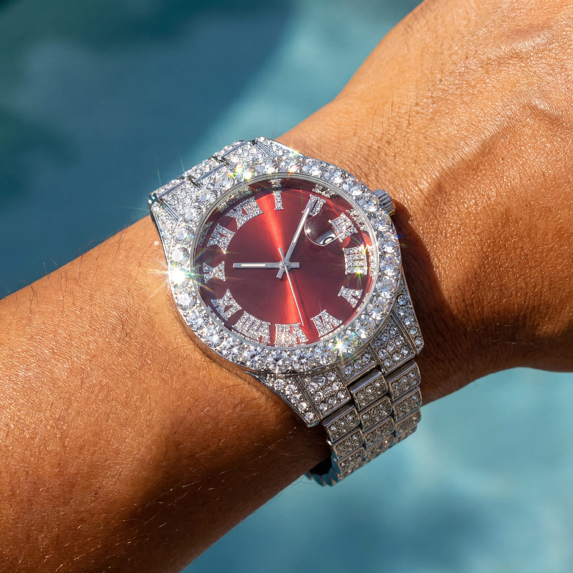 ICED OUT "FRATELLO" UHR - ICERAIN JEWELRY
