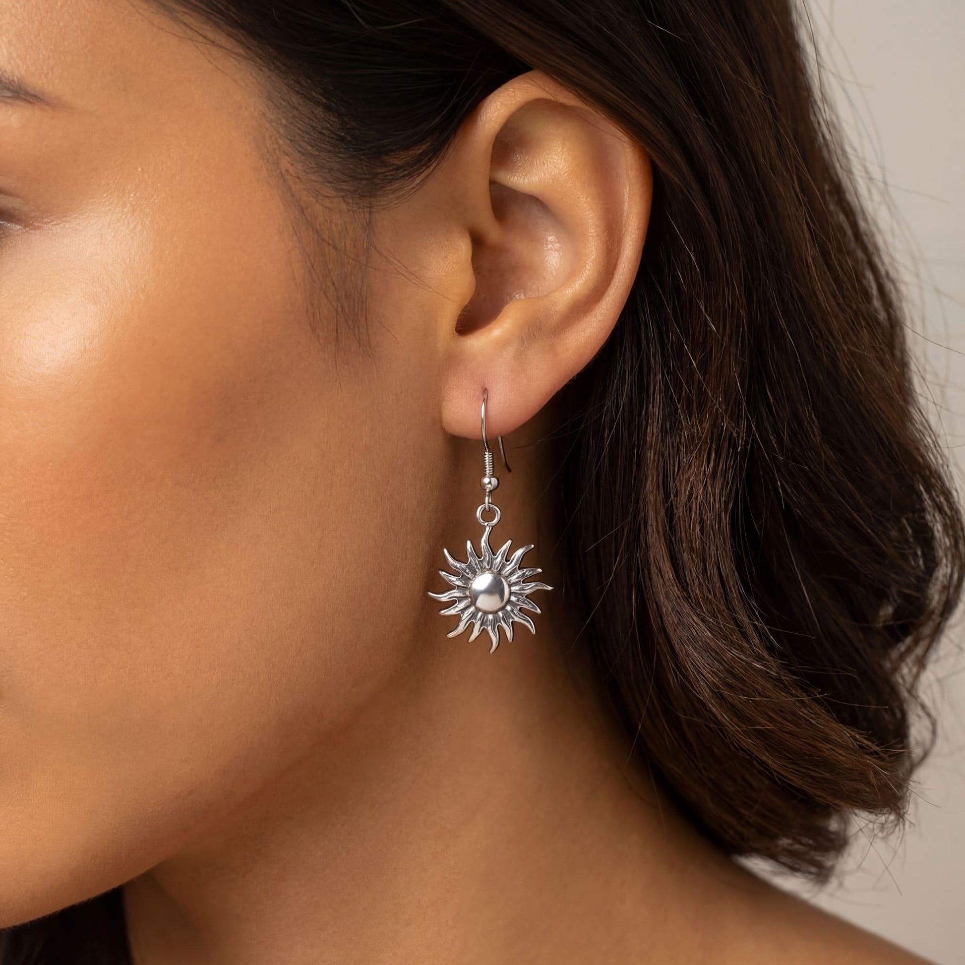 EDELSTAHL "SUN" OHRRINGE - ICERAIN JEWELRY