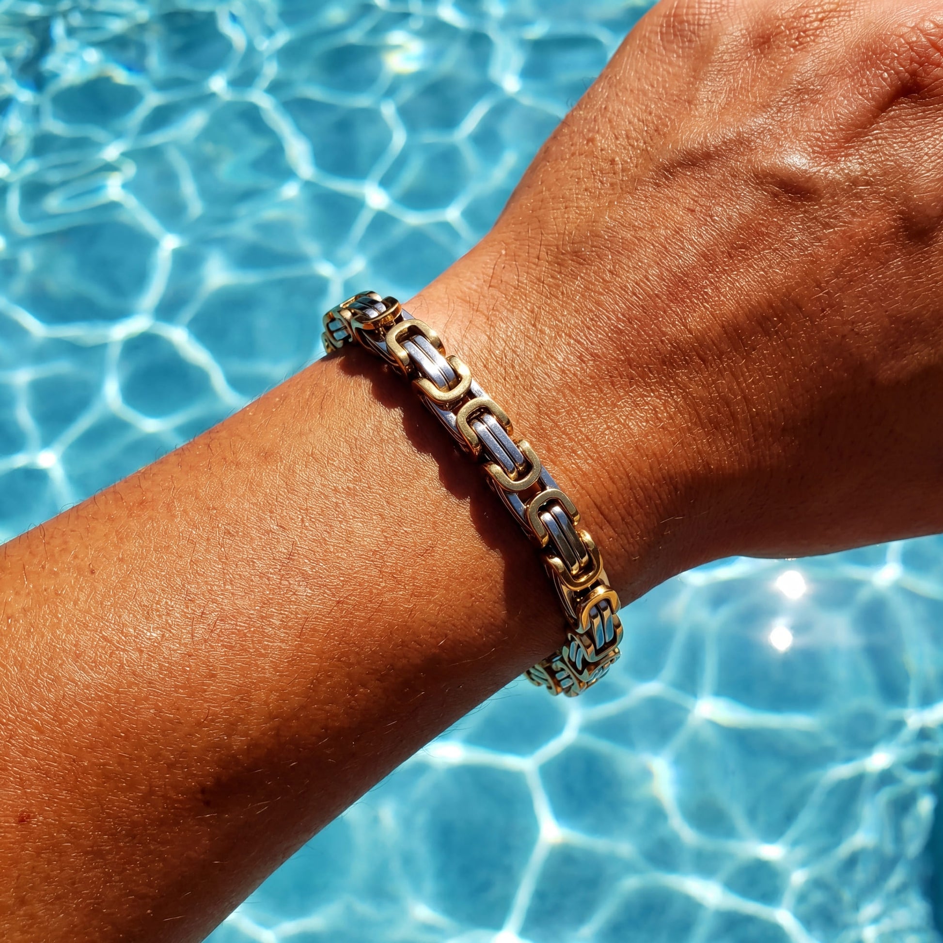 EDELSTAHL 8MM "KING" ARMBAND - ICERAIN JEWELRY