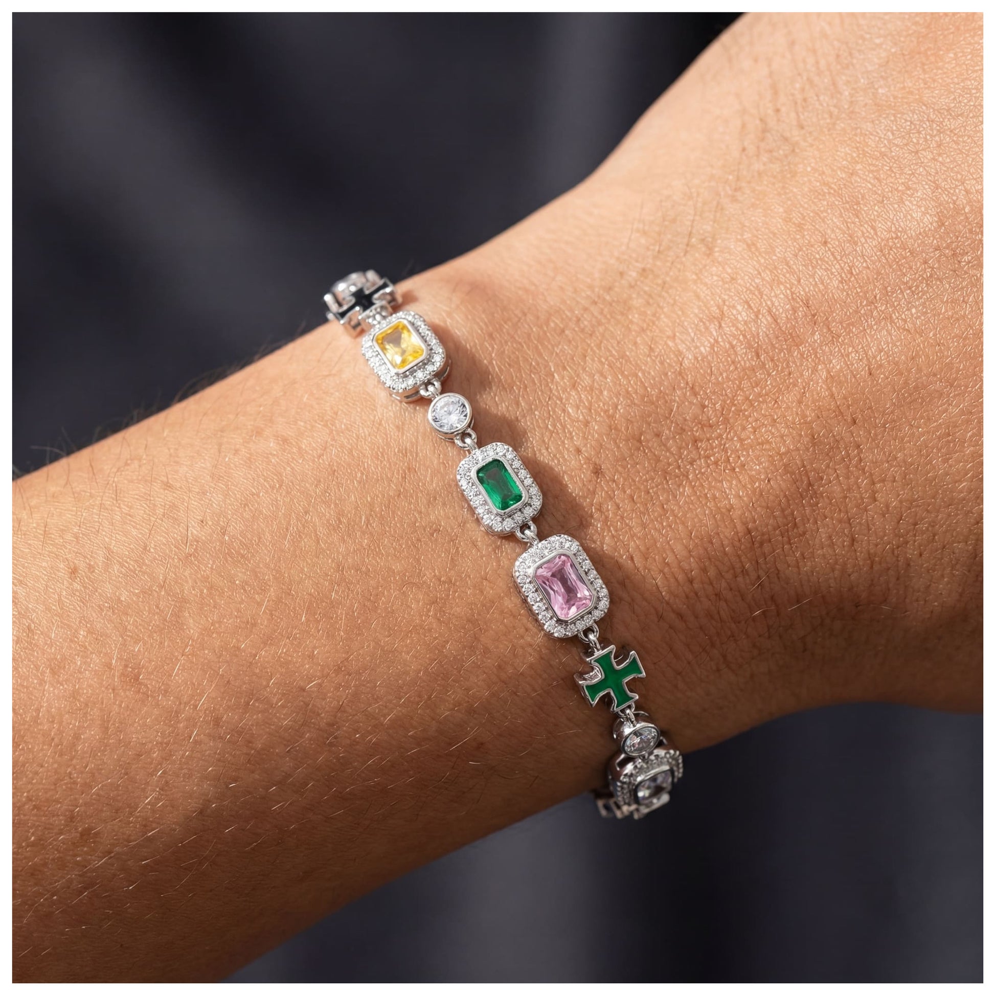 ICED OUT 7MM "CHOKER" ARMBAND - ICERAIN JEWELRY