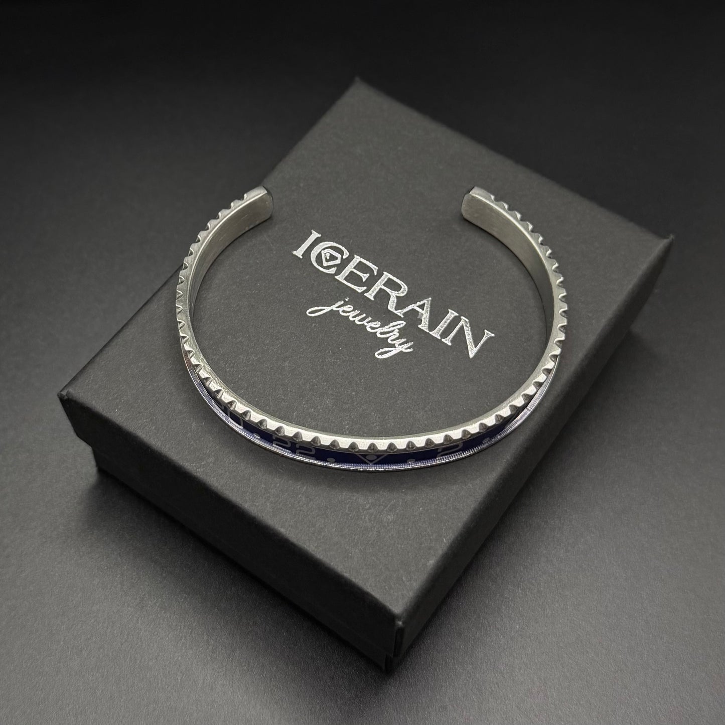 EDELSTAHL "ROLETTA" ARMREIF - ICERAIN JEWELRY