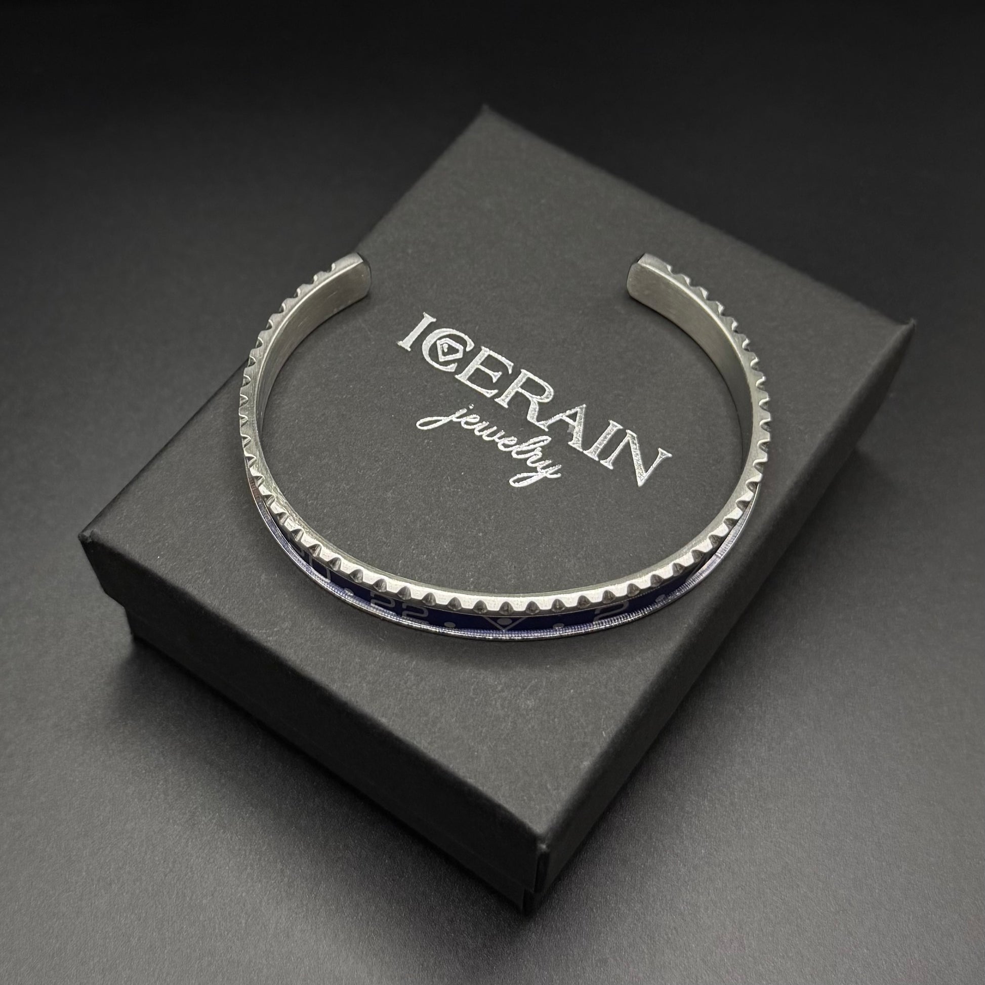 EDELSTAHL "ROLETTA" ARMREIF - ICERAIN JEWELRY