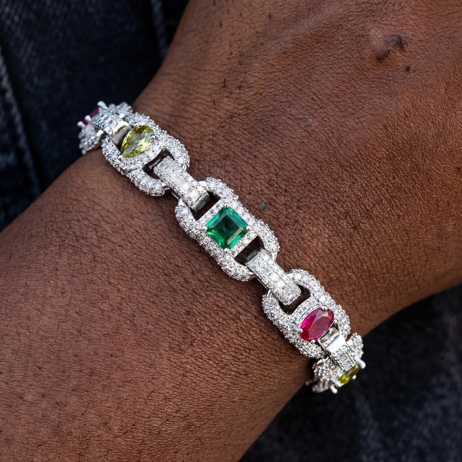 ICED OUT "TEAR" ARMBAND - ICERAIN JEWELRY