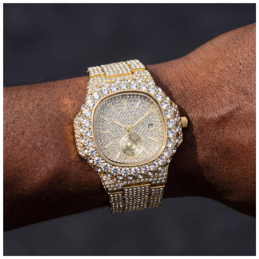 ICED OUT "SCINTILLARE" UHR - ICERAIN JEWELRY