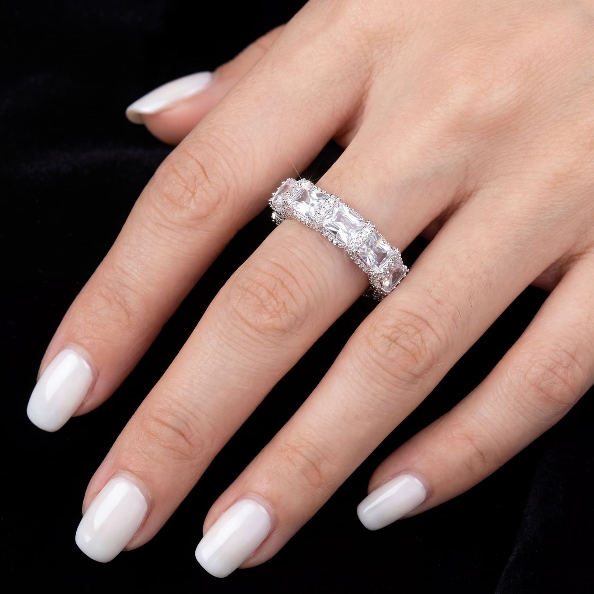 ICED OUT "BAGLATELLI" RING - ICERAIN JEWELRY