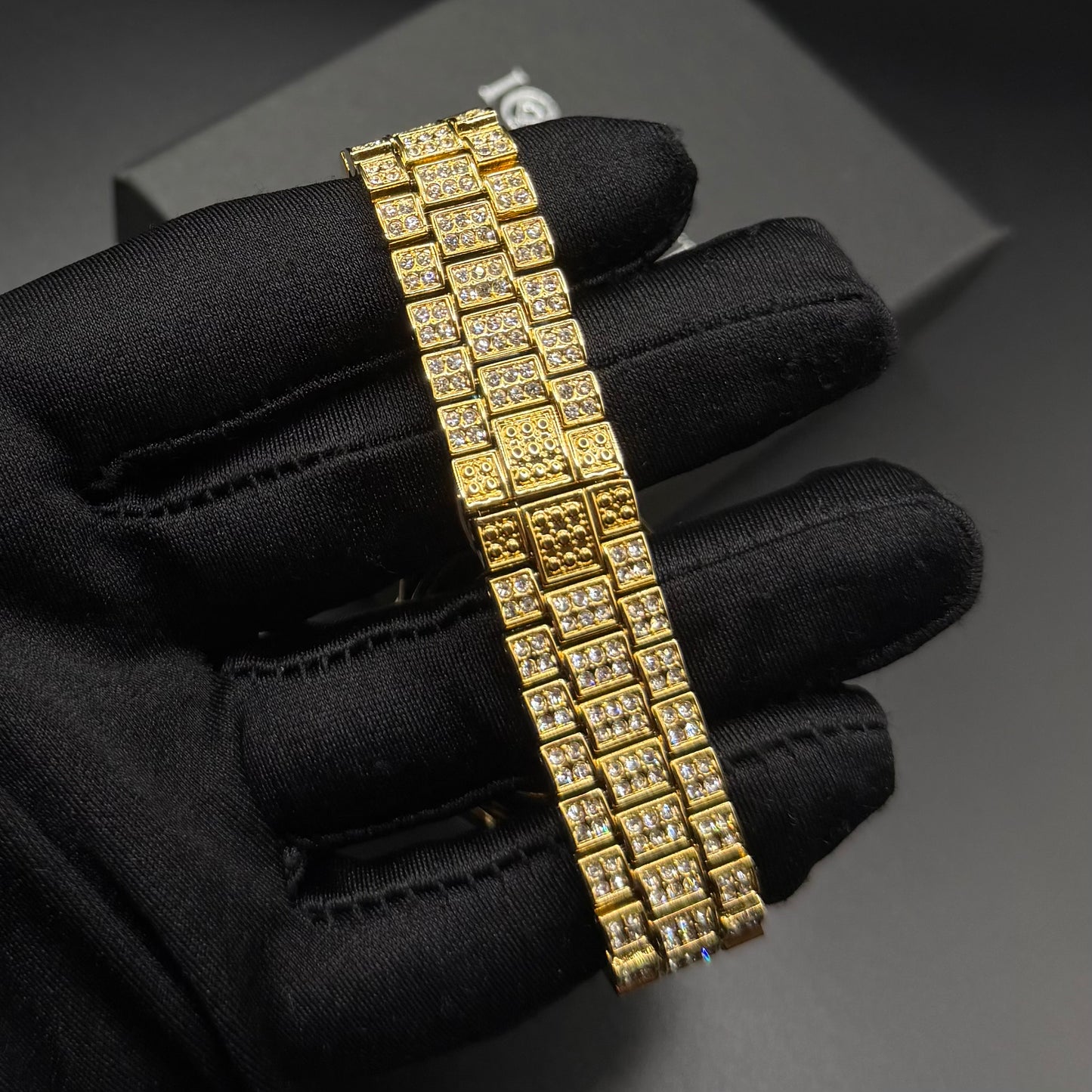 ICED OUT "DRESSOLO" UHR - ICERAIN JEWELRY