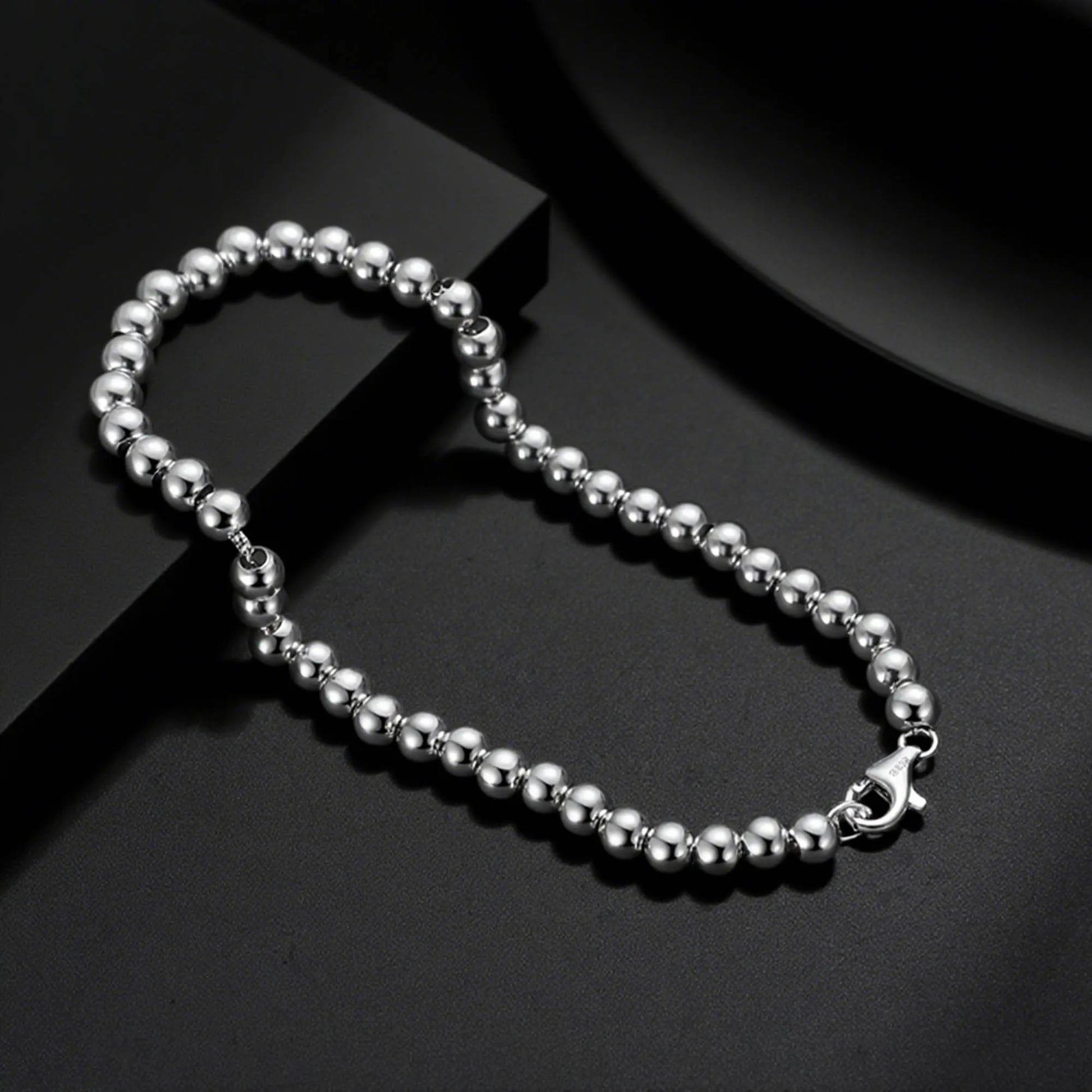 925S SILVER 4MM "PEARL" ARMBAND - ICERAIN JEWELRY