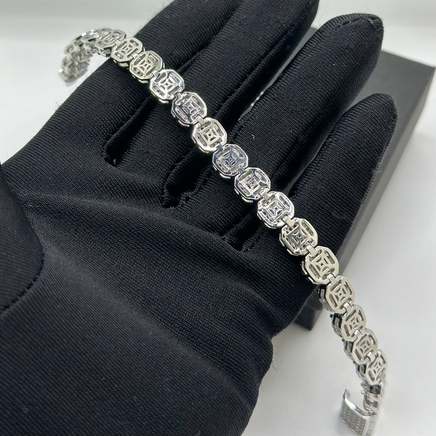 Luxus Iced Out 8mm "Charm" Armbänder - ICERAIN JEWELRY