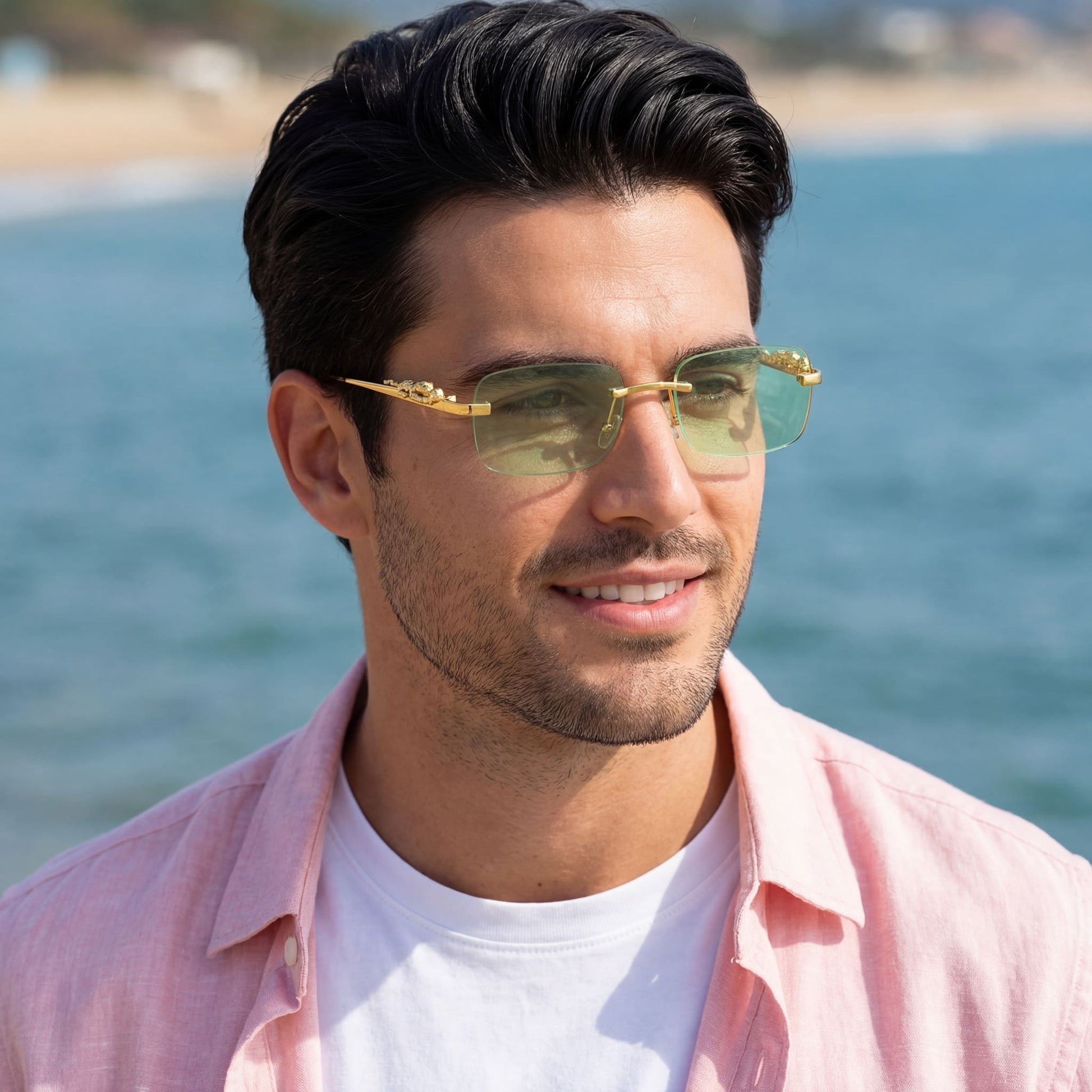 EDELSTAHL "LEOPARDO V2" SONNENBRILLE - ICERAIN JEWELRY