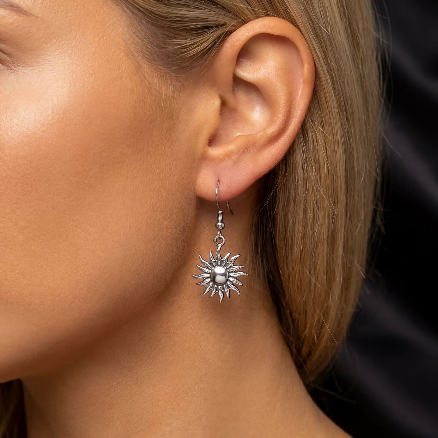 EDELSTAHL "SUN" OHRRINGE - ICERAIN JEWELRY