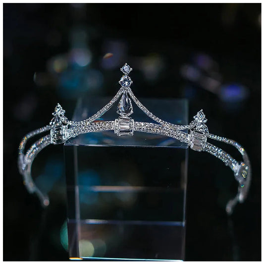 ICED OUT "CROWN JEWEL" DIADEM/TIARA - ICERAIN JEWELRY
