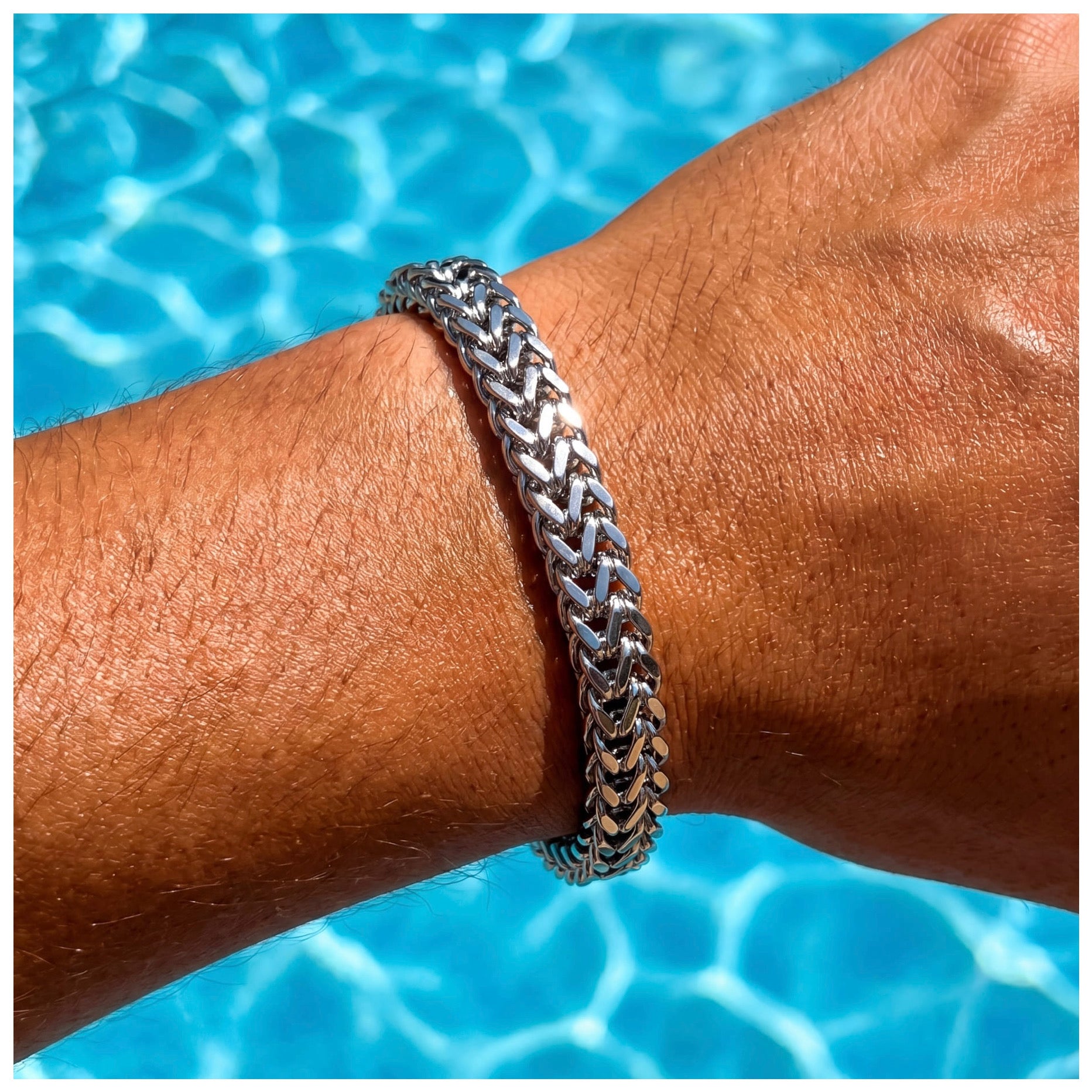 EDELSTAHL 8MM "ZICOLO" ARMBAND - ICERAIN JEWELRY