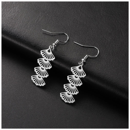 EDELSTAHL "SILVER FEWAR" OHRRINGE - ICERAIN JEWELRY