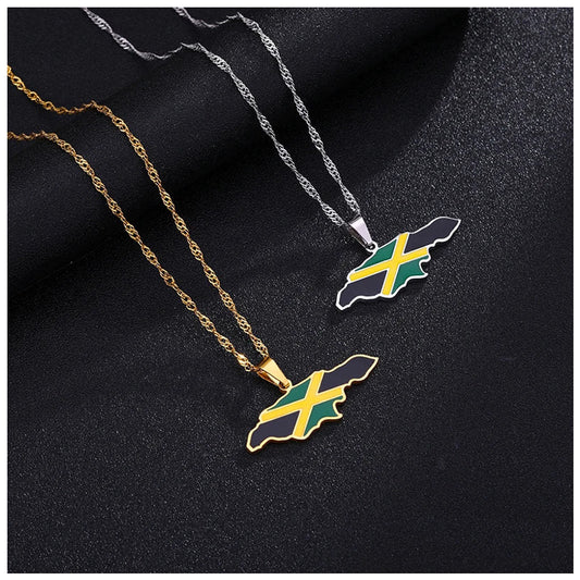 EDELSTAHL "JAMAICA" LÄNDERKETTE - ICERAIN JEWELRY