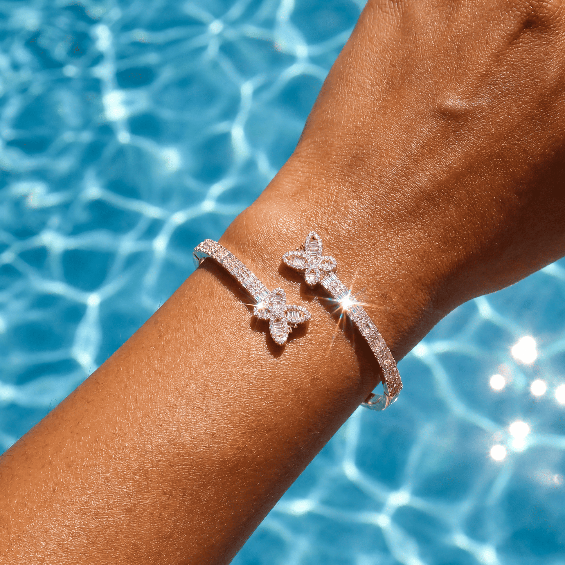 ICED OUT "BUTTERFLY" ARMREIF - ICERAIN JEWELRY