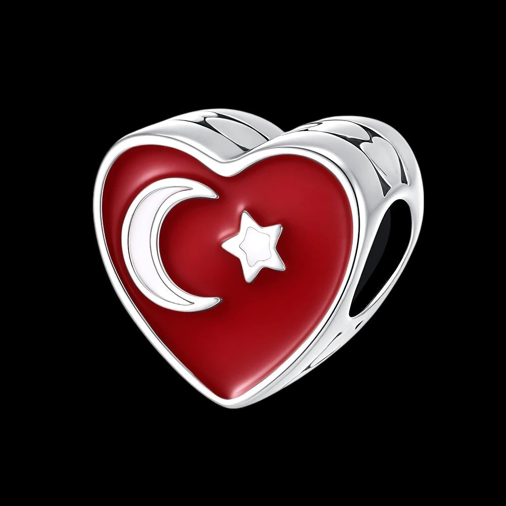 925S SILVER "TURKIYE" CHARM - ICERAIN JEWELRY