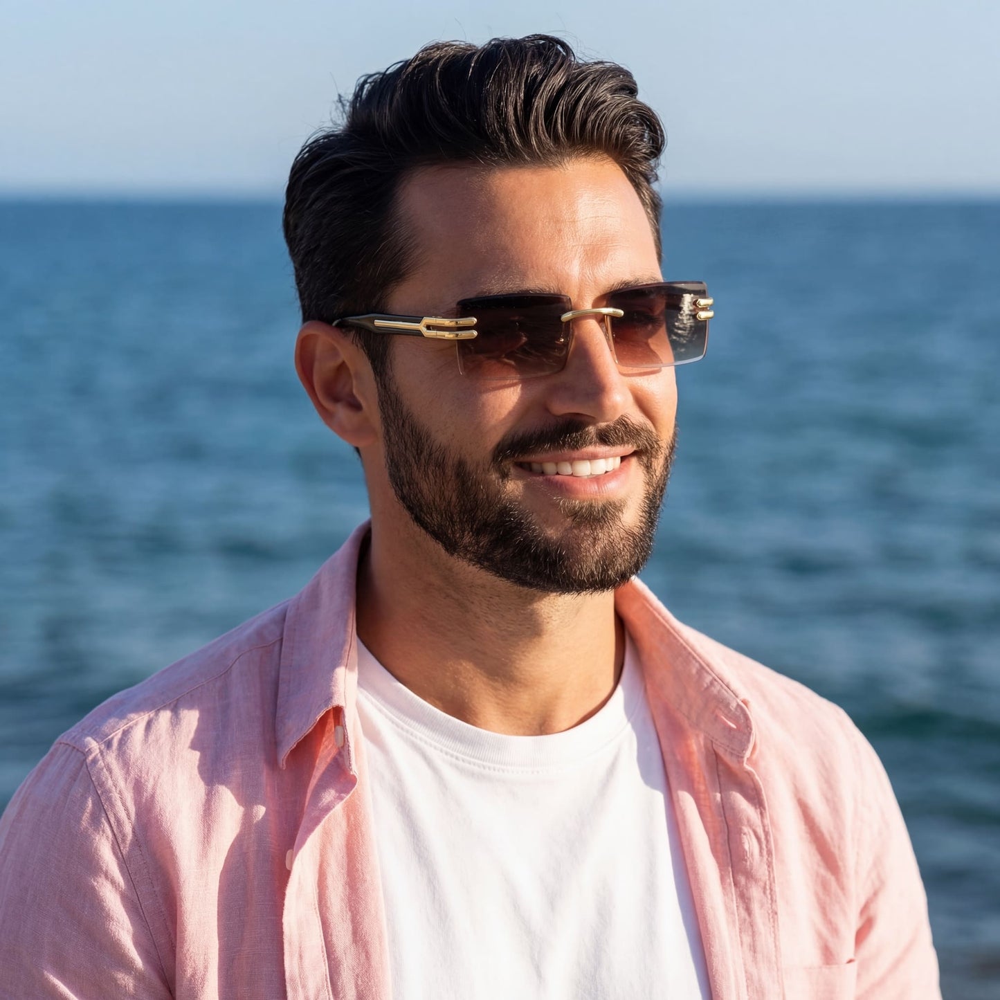 EDELSTAHL "SOMBRANO" SONNENBRILLE - ICERAIN JEWELRY