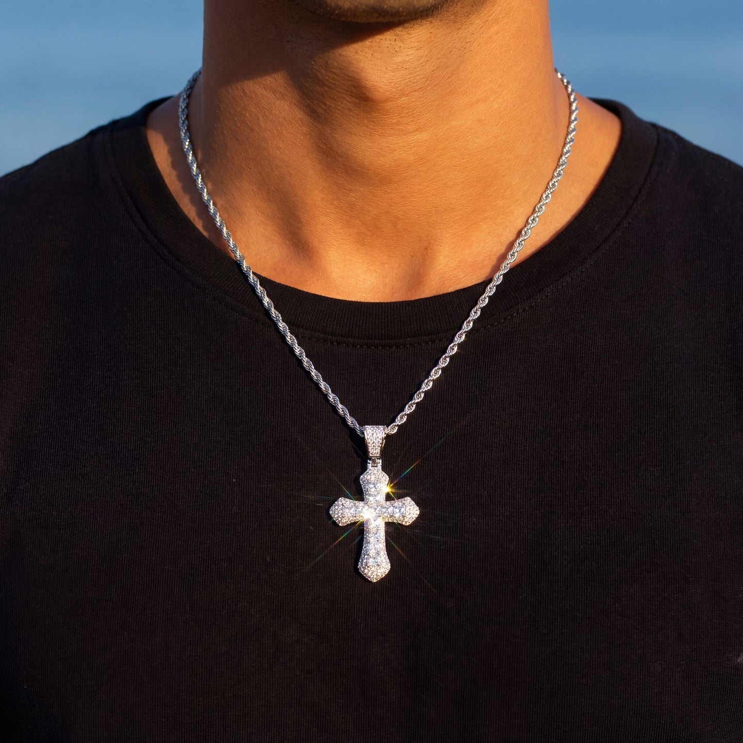 ICED OUT "CROSS" KETTE - ICERAIN JEWELRY