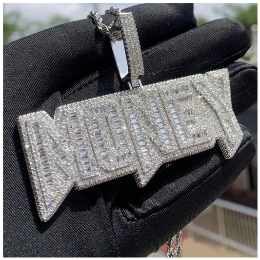 Luxus Iced Out "Money" Kette