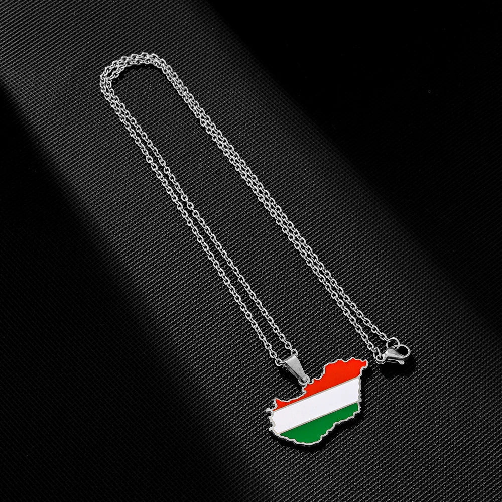 EDELSTAHL "HUNGARY" LÄNDERKETTE - ICERAIN JEWELRY