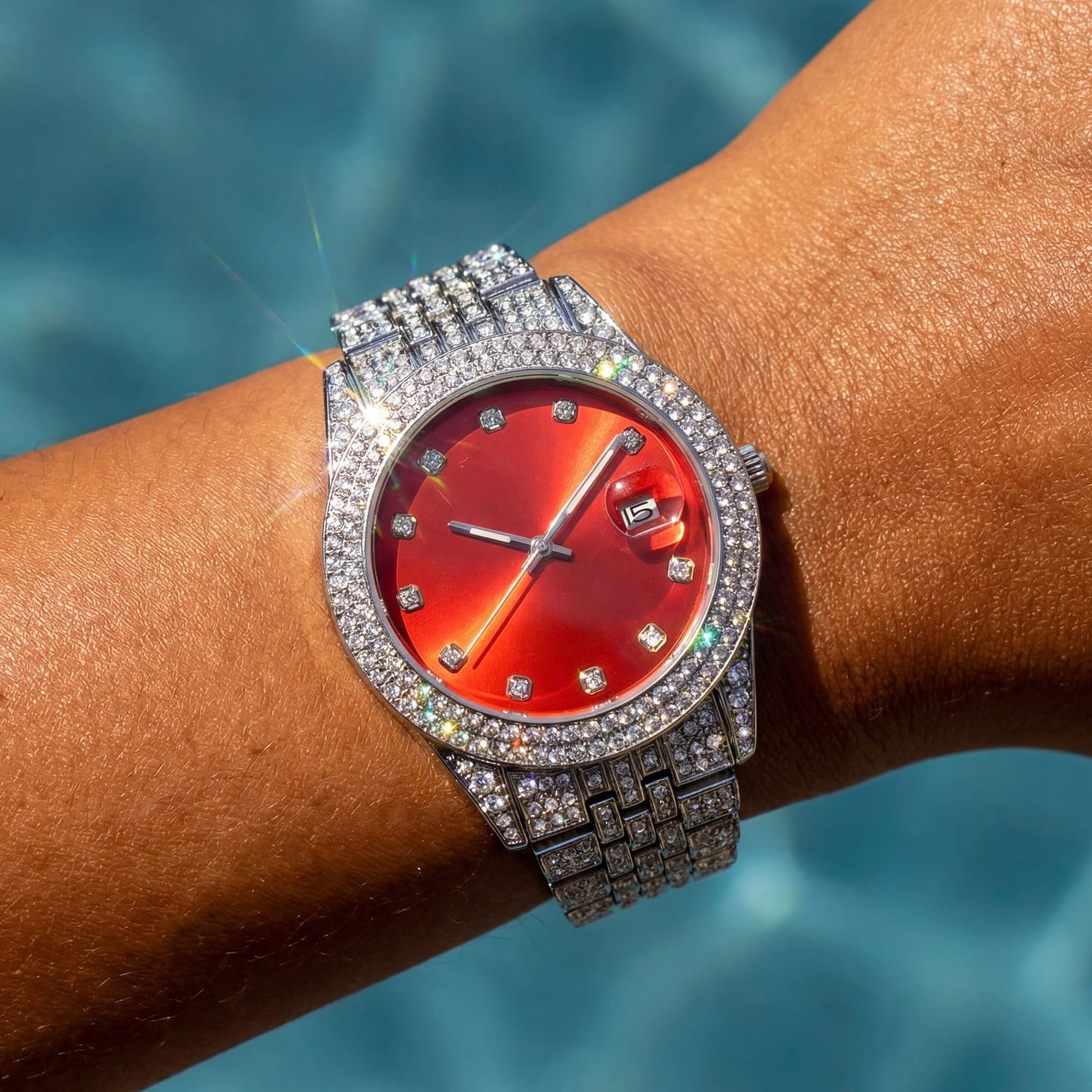 ICED OUT "PRINCIPESSA" UHR - ICERAIN JEWELRY