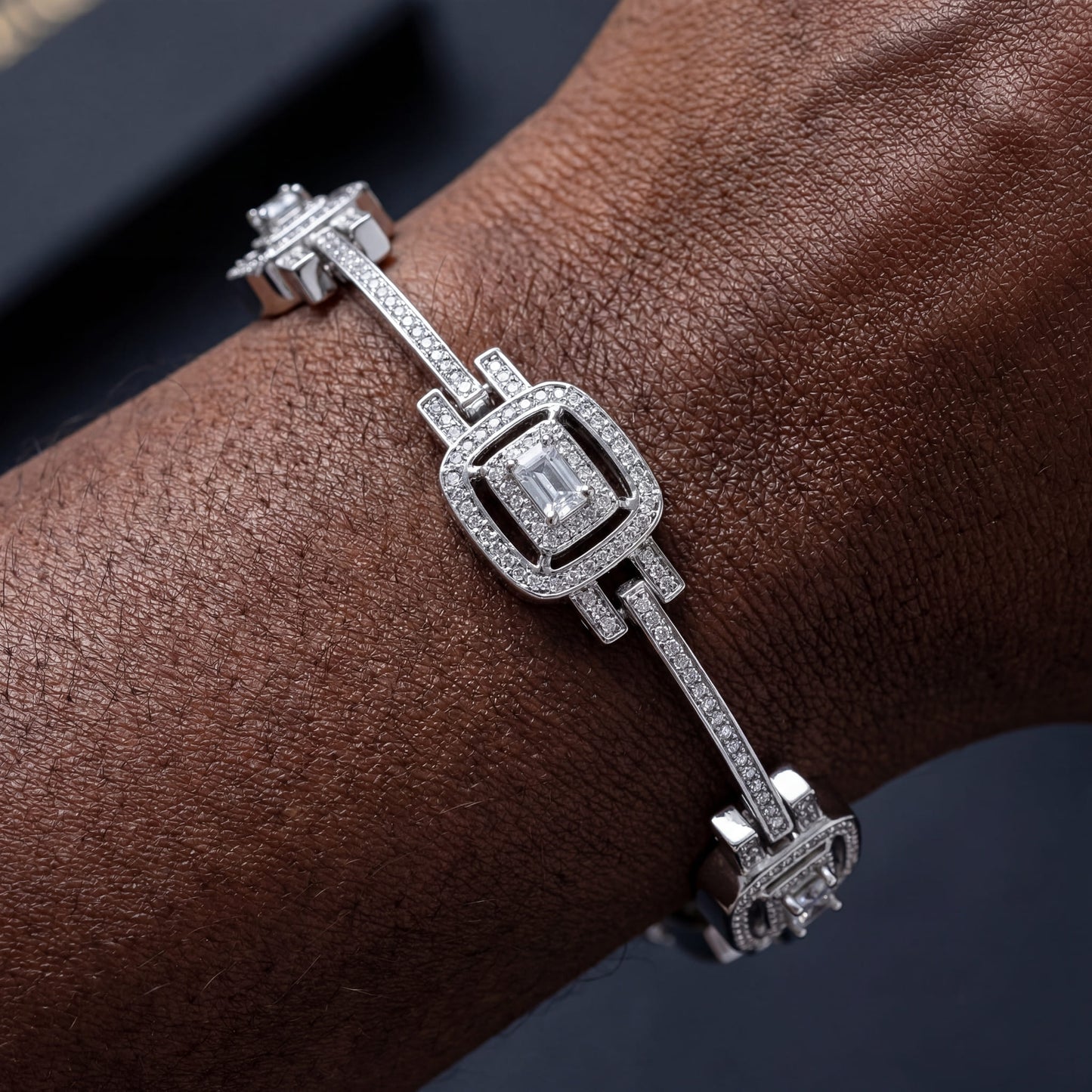 ICED OUT "MICROSI" ARMBAND - ICERAIN JEWELRY