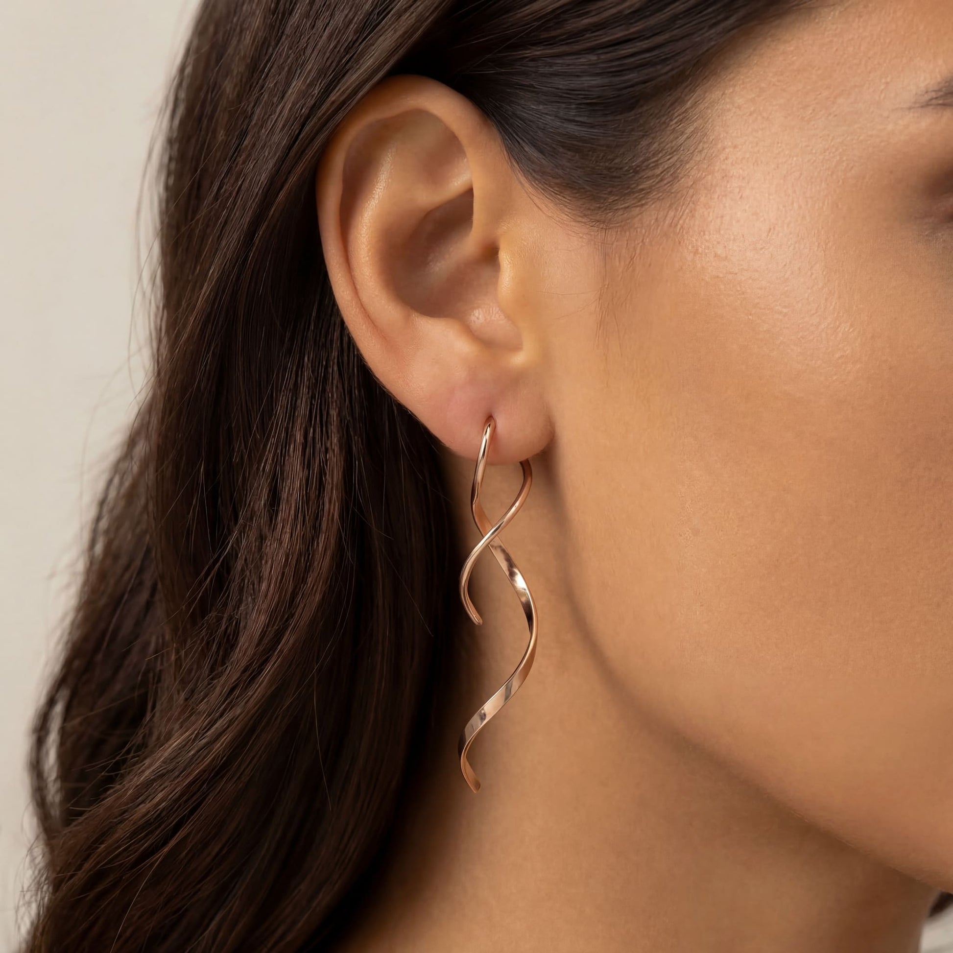 EDELSTAHL "SPIRAL" OHRRINGE - ICERAIN JEWELRY