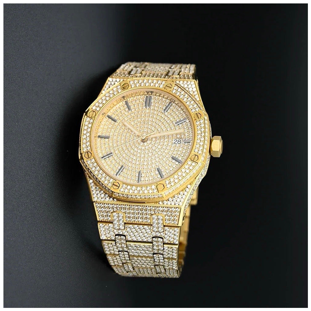 ICED OUT 42MM MOISSANITE "APOSTEL" UHR